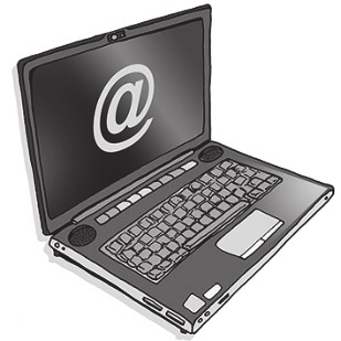 Zad. 7 — zdjęcie: laptop (ogłoszenie o skupie komputerów)
